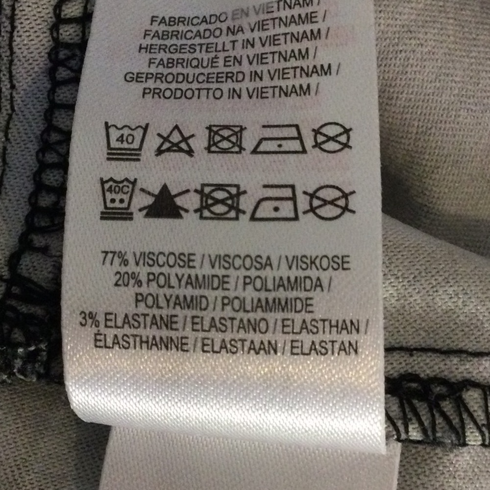 Primark Black Floral Skinny Pants - Picture 9 of 9